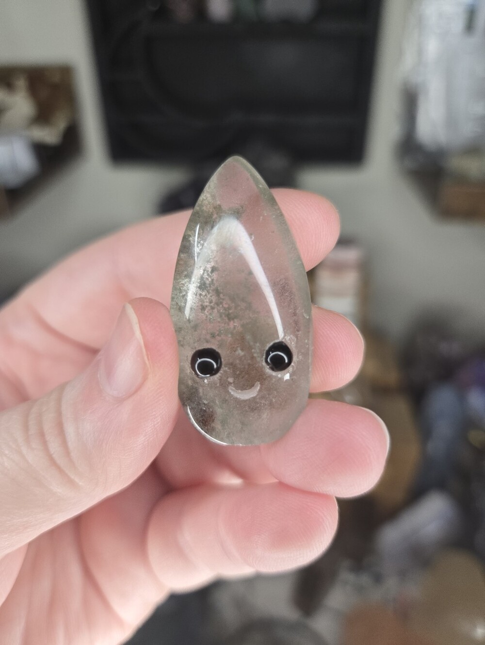 Phantom Garden Quartz B "Conehead" Crystal Buddy